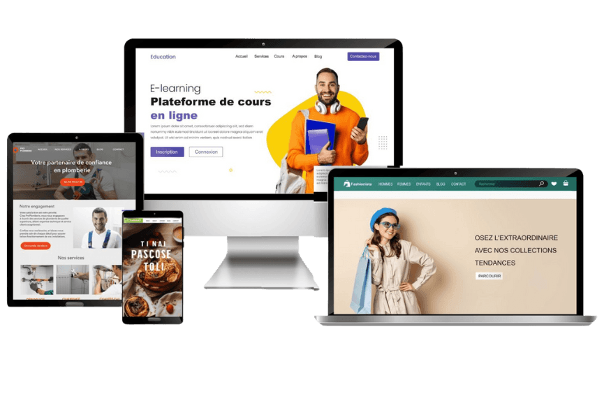 illustration de sites web